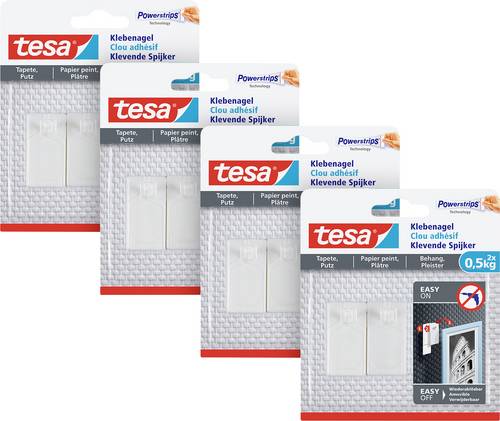 Tesa 77772 Klebenagel Weiß Inhalt: 8St.