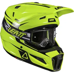 Leatt 3.5 Junior Motocross Helm mit Brille