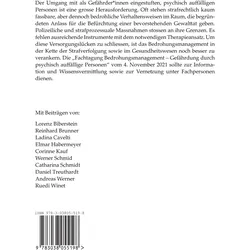 Gefährdung durch psychisch auffällige Personen, Fachbücher von Christian Schwarzenegger