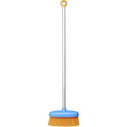 Fiskars 1001418 Kinder-Besen Blau, Orange