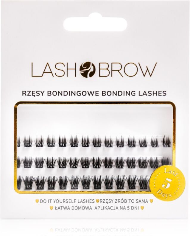 Lash Brow Bonding Eyelashes stick-on cluster lashes Basic 30 pc