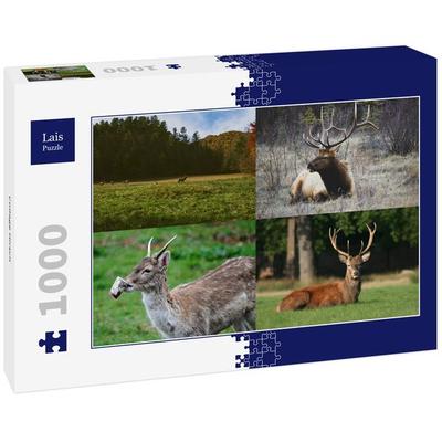 Lais Puzzle Collage Hirsch 1000 Teile