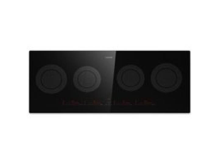 Masterzone Slim 90cm Plaque à Induction 4 Feux Noir
