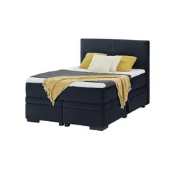 Boxi Boxspringbett mit Bettkasten Boxi Classic ¦ blau ¦ Maße (cm): B: 140 H: 125