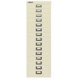 Bisley MultiDrawerTM |DIN A4, 15 Schubladen - 669 hellelfenbein
