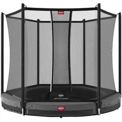 BERG Trampolin Favorit InGround 270 Grey mit AirFlow inkl. Sicherheitsnetz Comfort