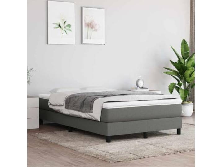 KTHLBRH Taschenfederkernmatratze Mittel Dunkelgrau 120x200x20 cm Stoff Taschenfedern dämpfen Stöße, atmungsaktiver Stoff, mittelharte Stützung, stoßdämpfender Schaumstoff, für Rücken- und