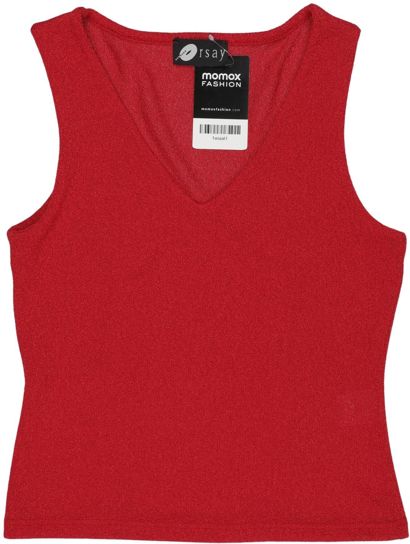 Orsay Damen Top, Rot, Gr. M, Synthetik - Second Hand