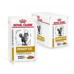 12x85 g Royal Canin Urinary Moderate Calorie Morsels in Gravy
