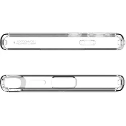 Spigen Hybrid OneTap Ring Case mit MagSafe– Transparent und Weiss (Samsung Galaxy S24 Ultra), Smartphone Hülle, Weiss, Transparent
