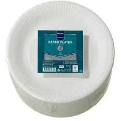 METRO PROFESSIONAL Pappteller 26 cm 100 Stück weiß, 26x26 cm