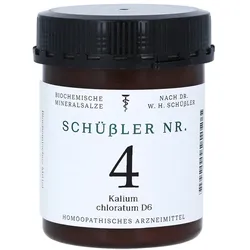 Schüssler NR.4 Kalium chloratum D 6 Tabl 1000 St