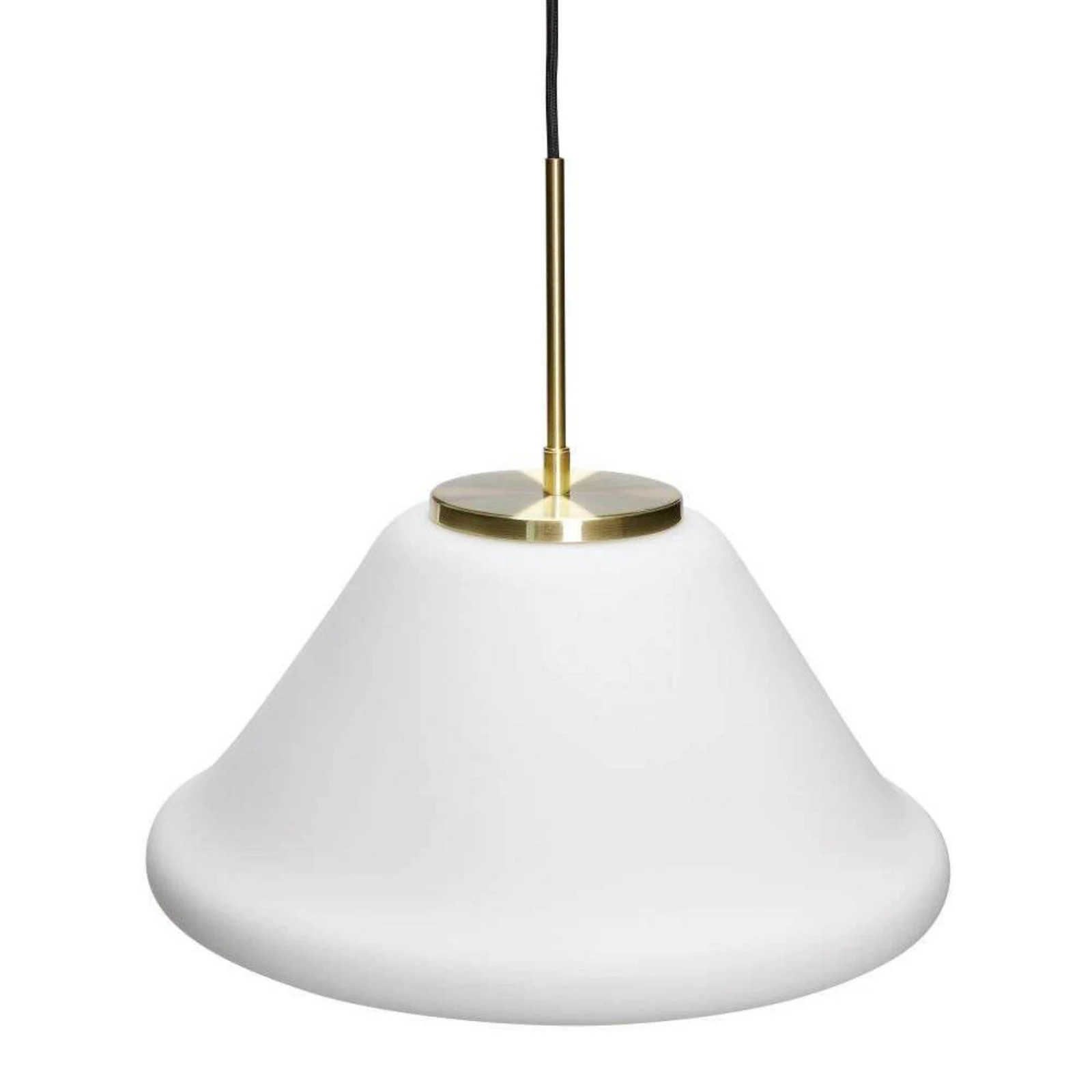 Hübsch Muse Hanglamp Triangular Wit Glas