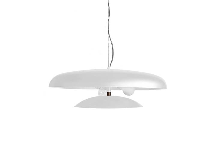 Suspension métal cable ronde blanc D64cm