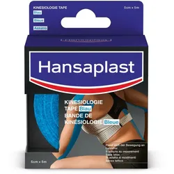 HANSAPLAST Sport Kinesiologie Tape 5 cmx5 m blau 1 St