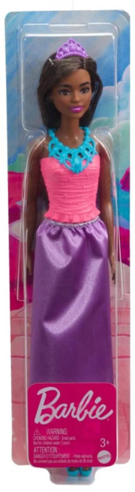 Mattel Barbie Poppen Prinses Brunette met Tiara