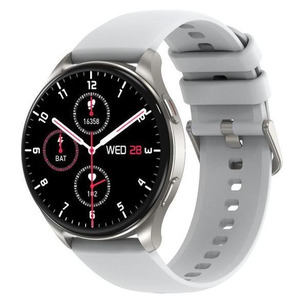 Blackview X20 (Connected Watch - 1.43" - Anrufbeantworter) Silber (45.50 mm, ohne SIM) (X20 SILVER)