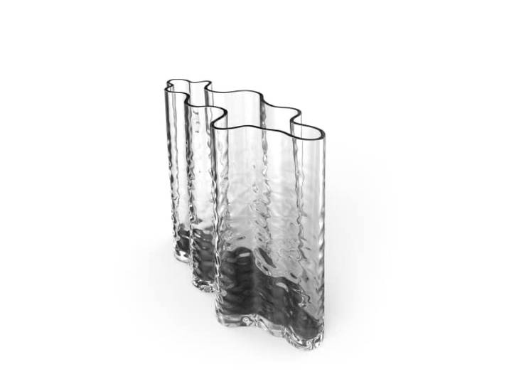 Cooee Design Gry Vase Large en Verre Transparent 19 cm
