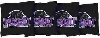 Skip's Garage Prairie View A&M Panthers Black Cornhole Bags