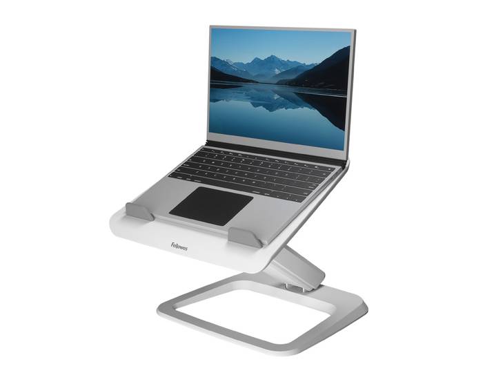 Fellowes Support pour ordinateur portable jusqu'à 19'' Hana LT - Réglable en hauteur - Blanc