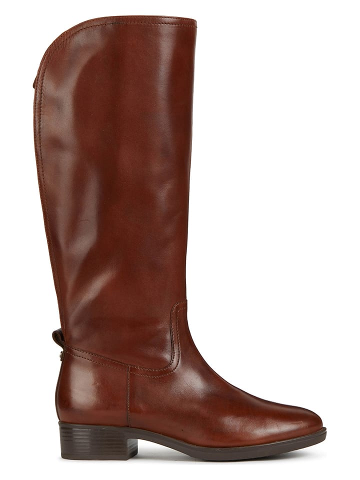 Geox Leder-Stiefel "Felicity" in Braun - 42
