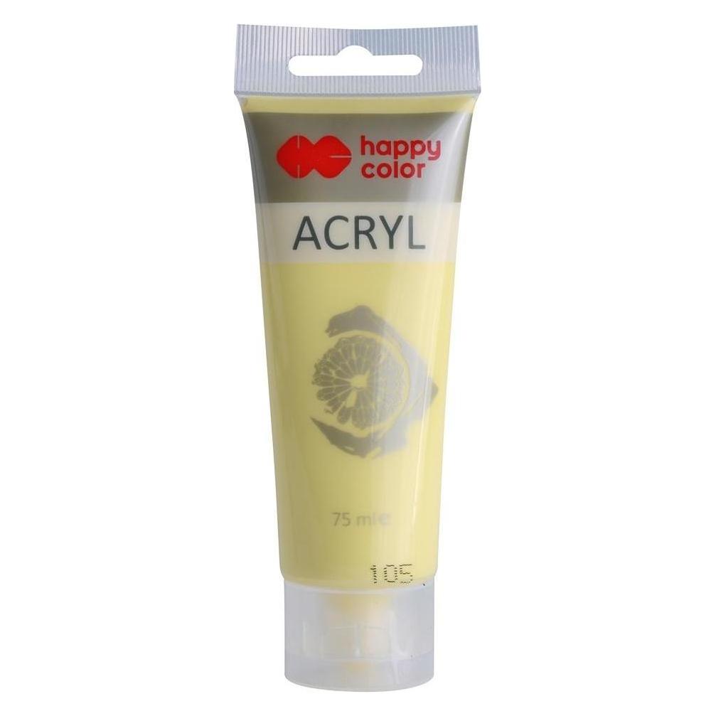 Happy Color Acrylfarbe 75 ml gelbes Pastell COLOR (75 ml) (STEA2273)
