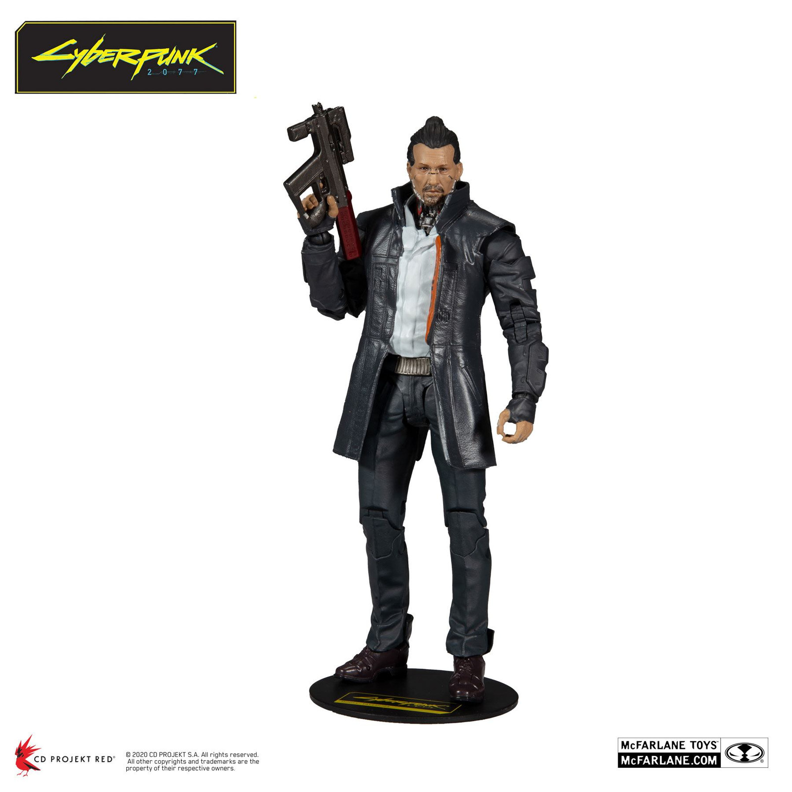 McFarlane Toys Cyberpunk 2077 Takemura actiefiguur, 18 cm, MCF13506-0