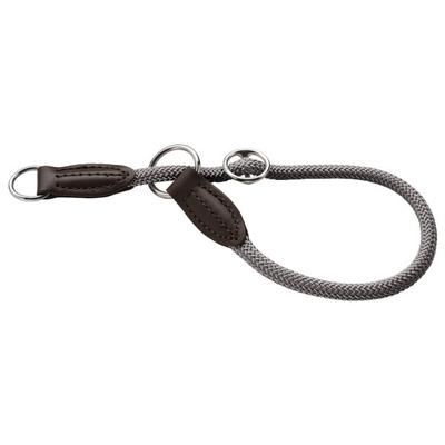 Hunter - T-Collar Freestyle - Hundehalsband Gr Halsumfang max. 50 cm - Ø 10 mm grau
