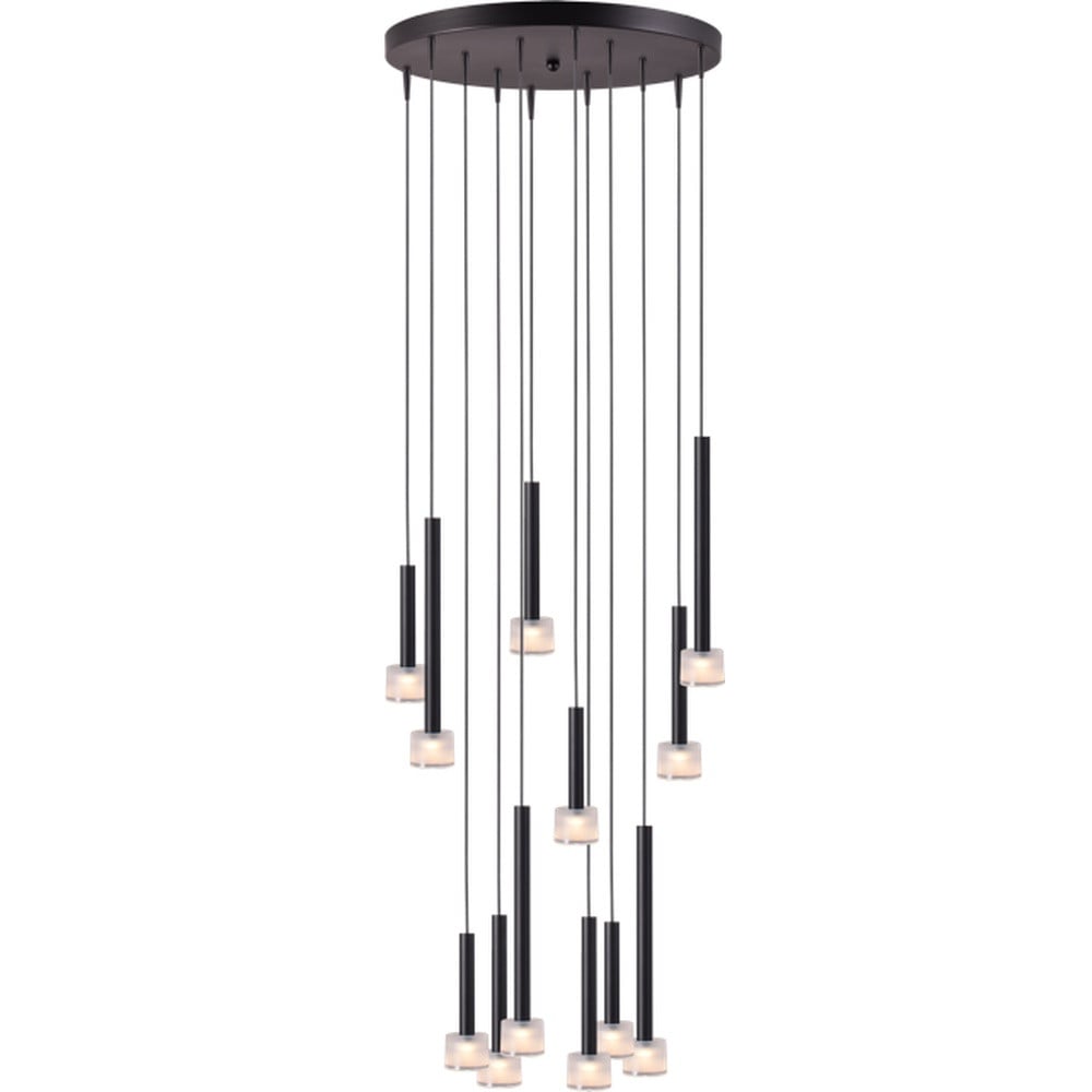 Masterlight Fabro Led hanglamp met 12 lichtpunten - Zwart