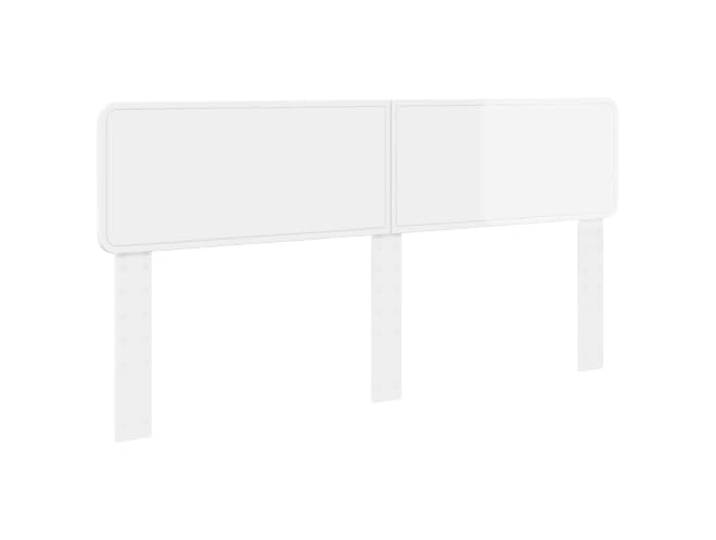 KTHLBRH Kopfteil aus Holz, weiß, glänzend, für modernes Bett Minimalistisches Design, ergonomische Unterstützung, einfache Montage, einfache Wartung, zeitgenössischer Stil