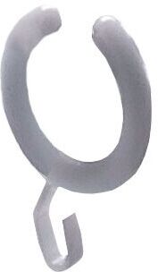 Emco System 2 Duschvorhangringe 358713900 weiss, 10er Set