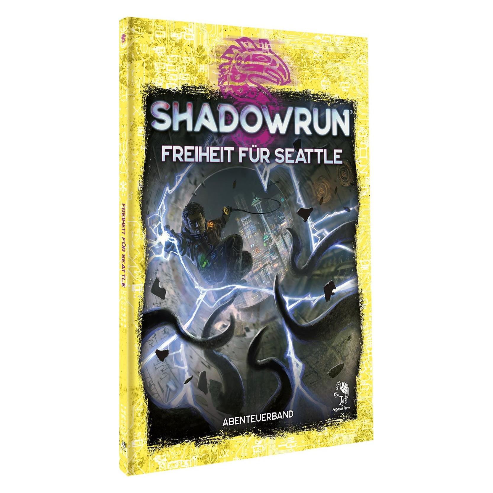Pegasus 46119G - Shadowrun: Freiheit für Seattle, Softcover, 60 Seiten (DE-Ausgabe) (Deutsch, 3 - 6 Spieler) (46119G)