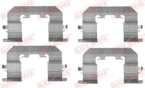 Quick Brake Zubehörsatz, Scheibenbremsbelag 1091723