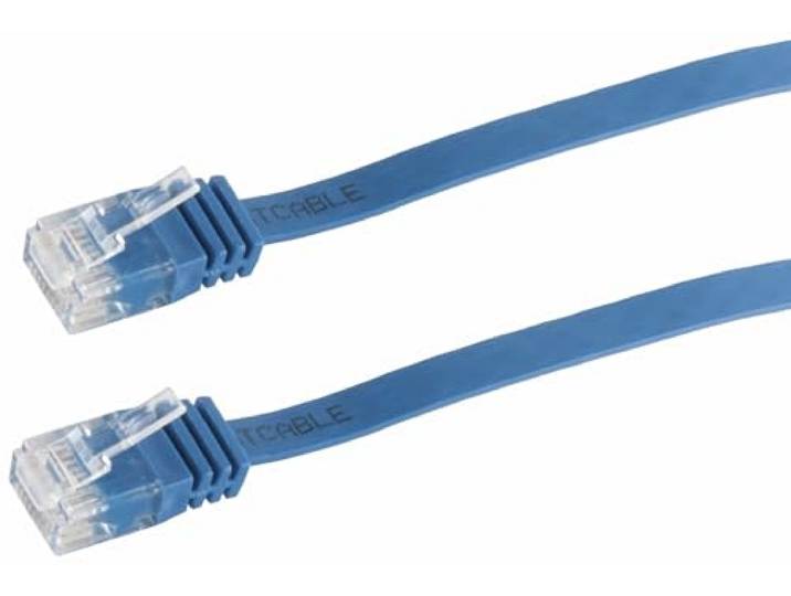 S/CONN maximale connectivity patchkabel-platte kabel U/UTP cat. 6 slim blauw 15 m
