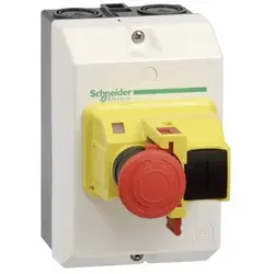 Schneider GV2MCK04 Aufbaugehäuse IP55 NOT-AUS Schlagtaster für GV2M