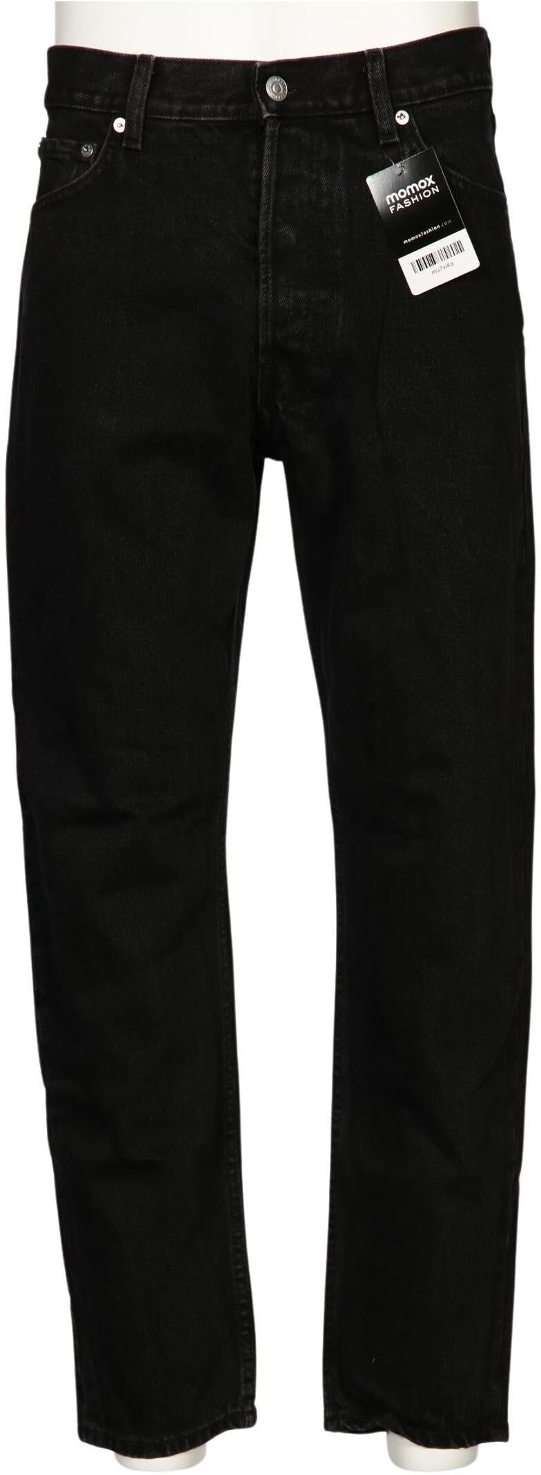 Weekday Herren Jeans, Schwarz, Gr. W31, Baumwolle - Second Hand