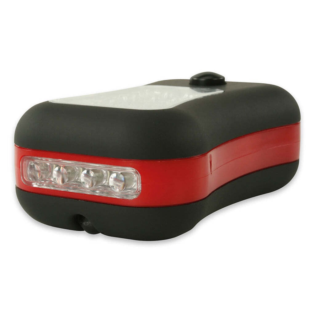 ANSMANN LED Werkplaatslamp met Magneet en Batterij, Zwart/Rood