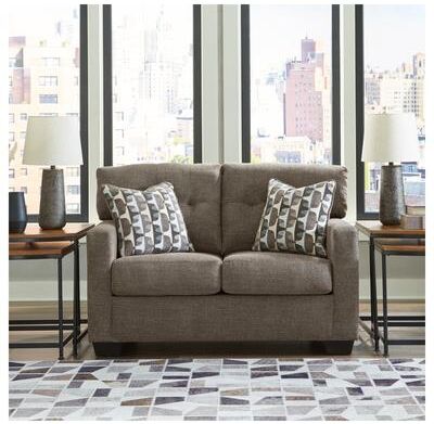 "Signature Design by Ashley Mahoney Loveseat - 53""W x 38""D x 37""H"