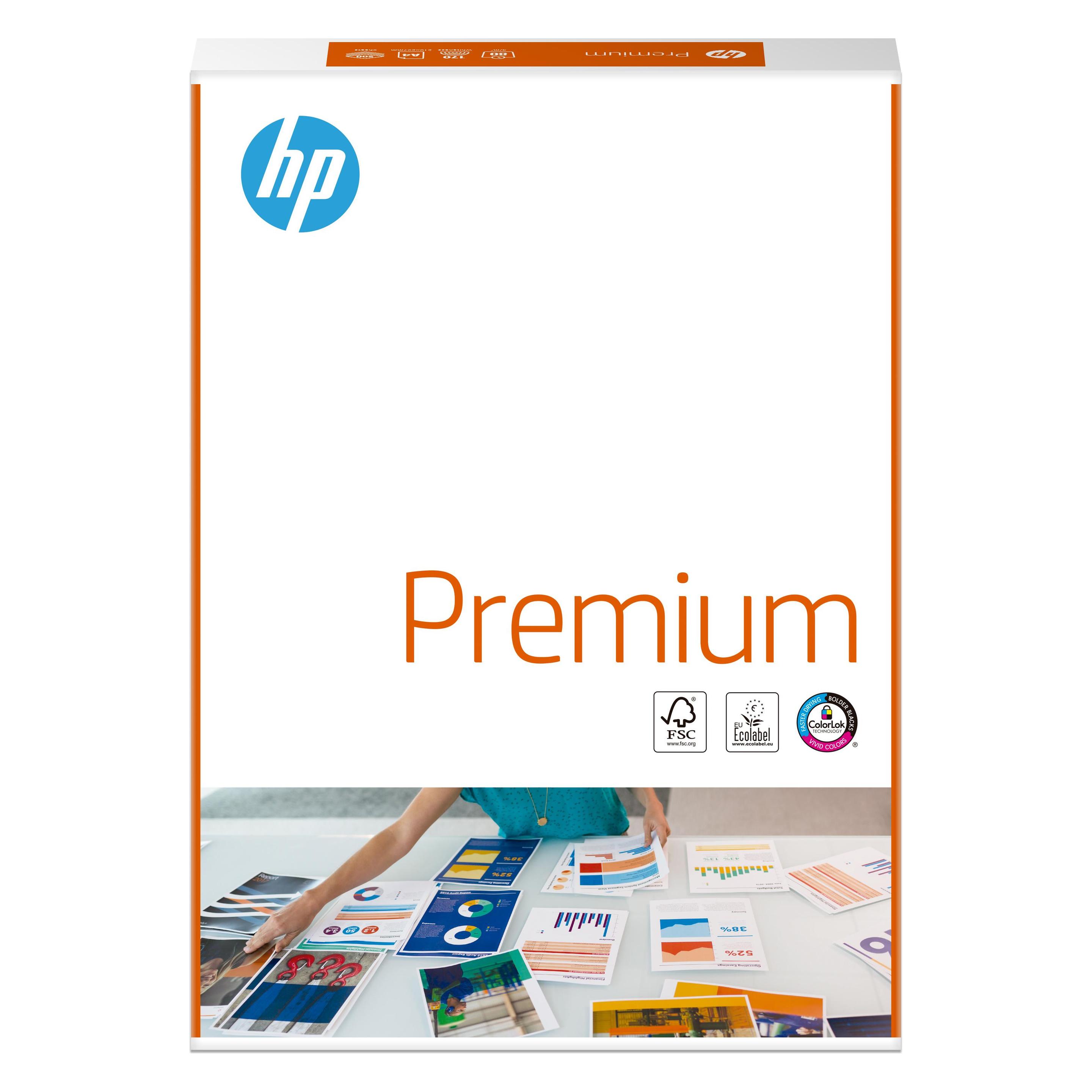 HP Papier Premium A4, 100g (A4, 250 Blätter, 100 g/m²) (551368)