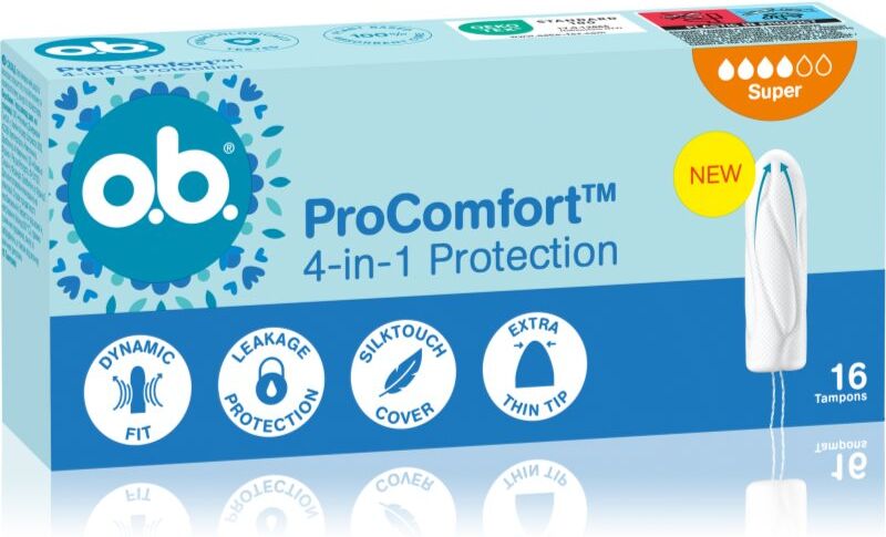 o.b. Pro Comfort Super tampons 16 pc