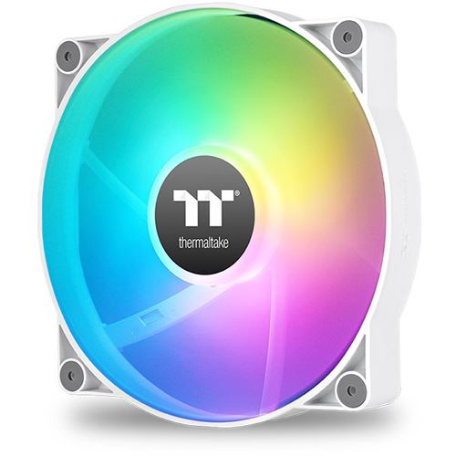200x200x30mm Thermaltake CT200 ARGB Sync PC Cooling Fan White Single Pack