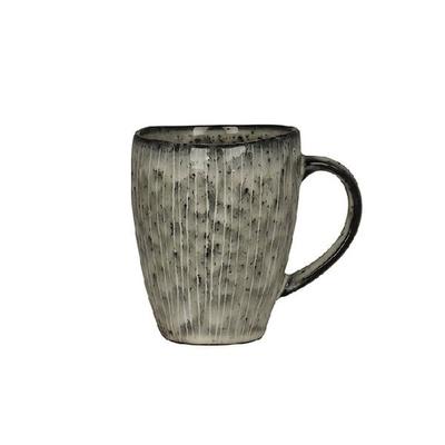 Broste copenhagen Tasse mit Henkel Nordic Sea, Keramik Graublau
