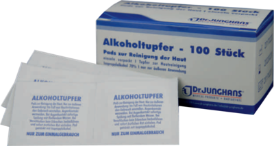 Brinkmann Medical ein Unternehmen der Dr. Junghans Medical GmbH ALKOHOLTUPFER 3x6 cm steril 100 St 01040349