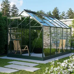 Vitavia Gewächshaus "Planet 6200" inkl. Fundament,smaragd,6,2 m2