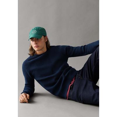 V-Ausschnitt-Pullover PEPE JEANS "Jumper DENZEL", Herren, Gr. XXL, blau (dulwich blau), 70% Baumwolle, 30% Wolle, Pullover
