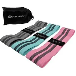 SCHILDKRÖT FITNESS Schildkröt SHAPING LOOPS (3-teiliges Set Widerstandsbänder) in 4C Box, Größe ONE SIZE in Schwarz Schwarz