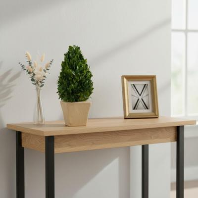 Porch & Den Evergreen 12-Inch Handcrafted Preserved Cone-Shaped Boxwood Leaf Topiary in Terracotta Pot