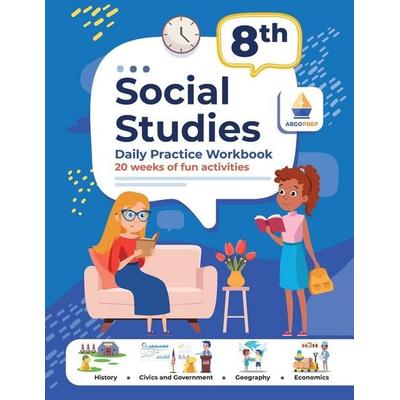 8th Grade Social Studies, Taschenbuch von Argoprep, Argo Brothers Inc, 978-1-962936-07-1