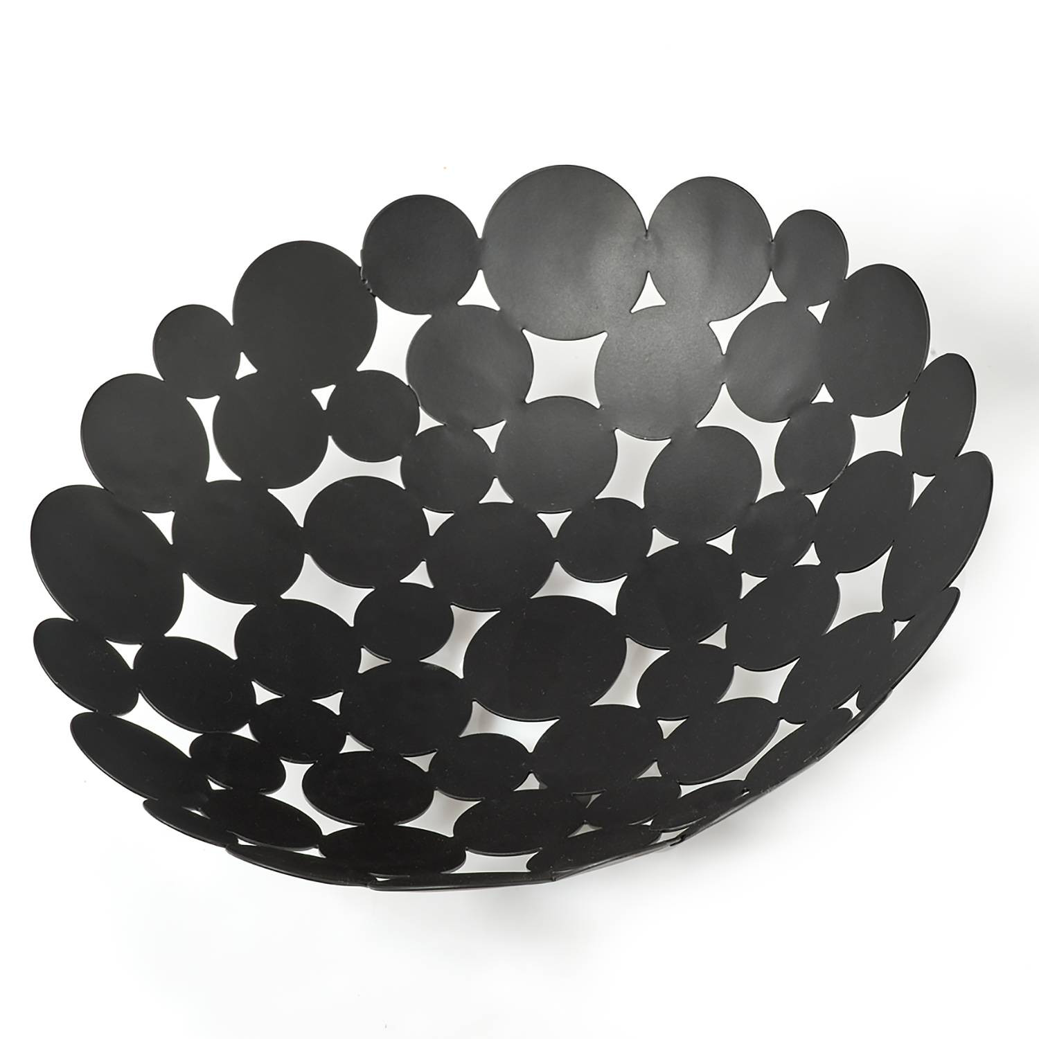 home24 Fruitschaal Savage zwart Ø 29cm