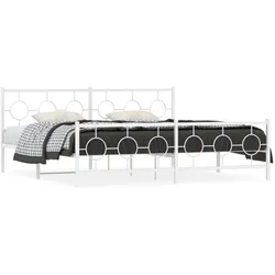 vidaXL, Bett, Louise With headboard & footboard (193 x 203 cm)